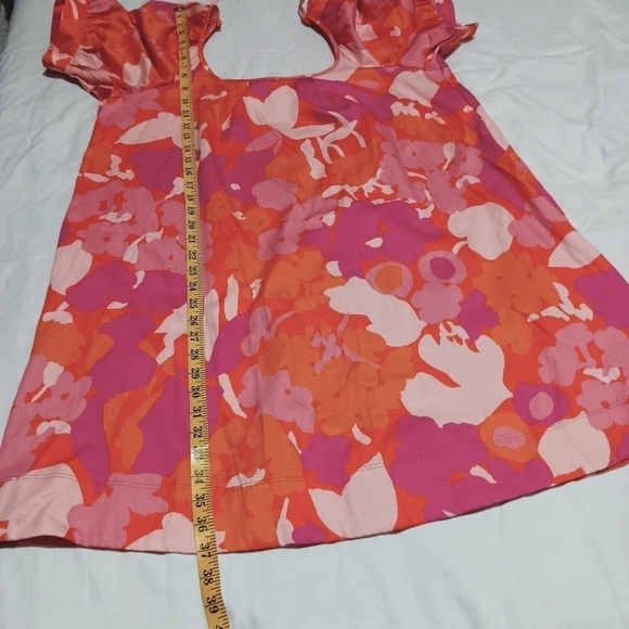 3X$25.  Free Assembly Women's Square Neck Mini Dress with Puff Sleeves, Sizes M - Picture 9 of 13